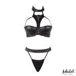Addis Set Sujetador con Choker y Tanga Alto - Imagen 3