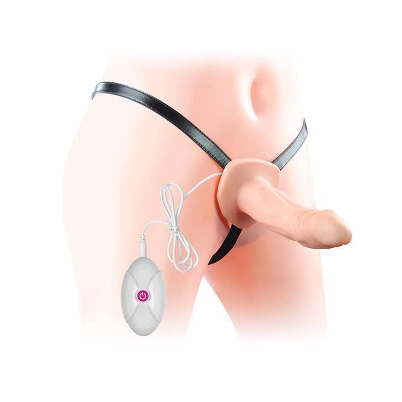 arnes-unisex-pene-hueco-con-vibracion Arnés Unisex Pene Hueco con Vibración - Imagen 1