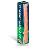 Blade Dildo Realista Forma de Espada 18.5 Sword Natural - Imagen 4