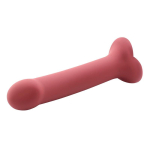 Bouncy Dildo Silicona Líquida Hiper Flexible 6.5 - 16.5 cm Talla S Burgundy - Imagen 5