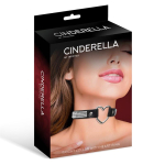 Collar con Corazón y Pedrería Estilo Choker Cuero Vegano Talla Única - Imagen 3