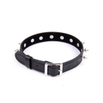 Collar con Pinchos Ajustable 43 cm Negro - Imagen 2