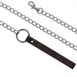 Collar y Correa  Bondage Negro - Imagen 4