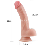 Dildo Nature 8 Silicona Líquida Natural - Imagen 7