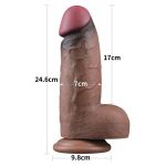 Dildo Silicona Dual Layered XXL 9.5 - Imagen 11