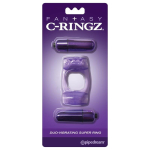 Fantasy C-Ringz Super Anillo Doble Vibración Púrpura - Imagen 3