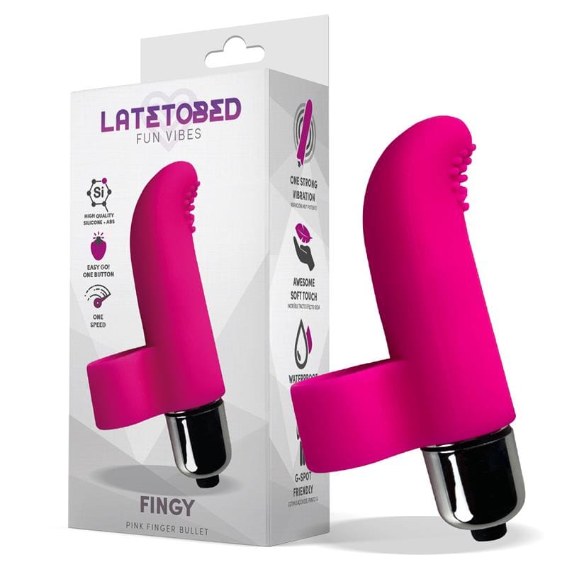 fingy-bala-vibradora-para-el-dedo-silicona-rosa Fingy Bala Vibradora para el Dedo Silicona Rosa - Imagen 1