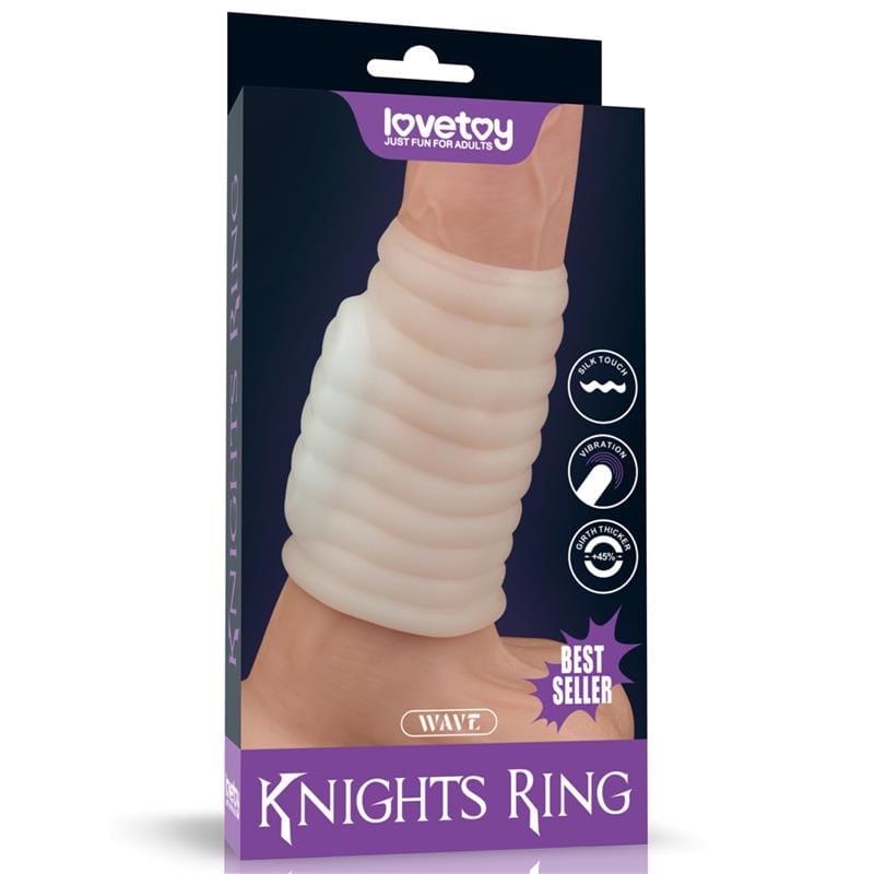 funda-para-el-pene-con-vibracion-wave-knights Funda para el Pene con Vibración Wave Knights - Imagen 1