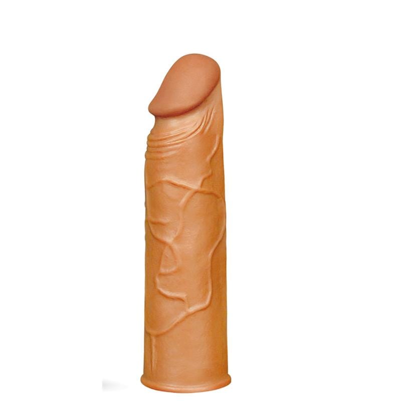 funda-para-el-pene-pleasure-x-tender-marron Funda para el Pene Pleasure X Tender Marrón - Imagen 1