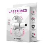 Horizon Anillo Vibrador con Conejito Transparente - Imagen 5