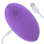 Huevo Vibrador Control Remoto Odise USB Silicona Púrpura - Imagen 5