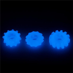 Lumino Play Set 3 Anillos para el Pene Luz Azul - Imagen 2