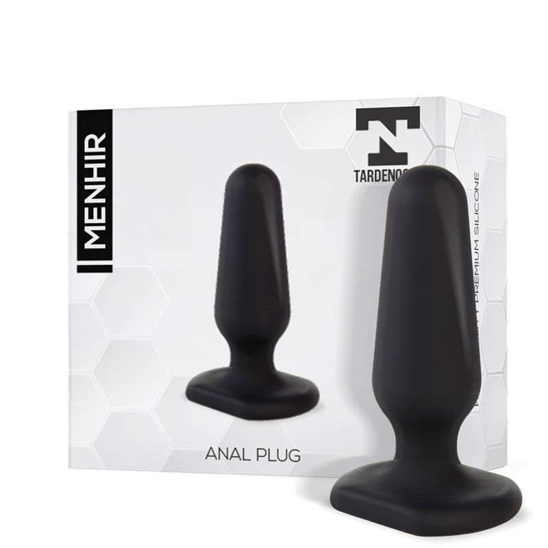menhir-plug-anal-silicona-negro Menhir Plug Anal Silicona Negro - Imagen 1