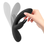 Noir Vibrador Silicona Líquida Inyectada 2 Motores USB - Imagen 3