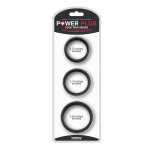 Pack de 3 Anillos para el Pene Power Ring Negro - Imagen 2