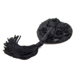 Pezoneras con Encaje y Patrón Floral Negro - Imagen 2