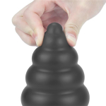 Plug Anal con Vibración King Sized 7 Negro - Imagen 5