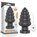 Plug Anal con Vibración King Sized 7 Negro - Imagen 9