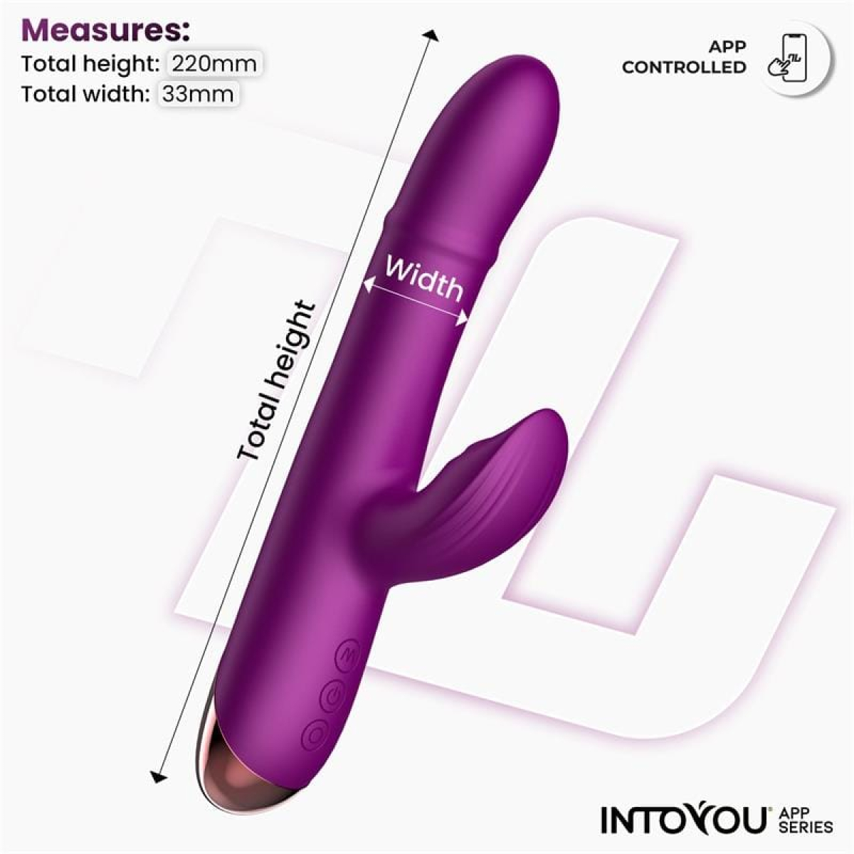 Sendel Vibrador con Anillo de Bolas Internas Up and Down y Pulsación con App - Imagen 9