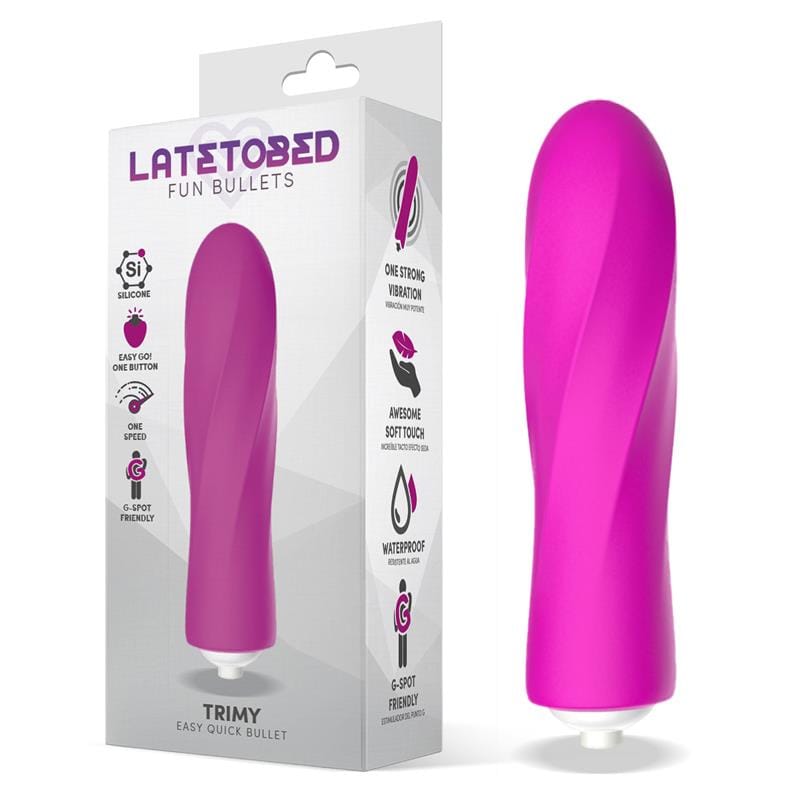 trimy-bala-vibradora-easy-quick-silicona-rosa Trimy Bala Vibradora Easy Quick Silicona Rosa - Imagen 1