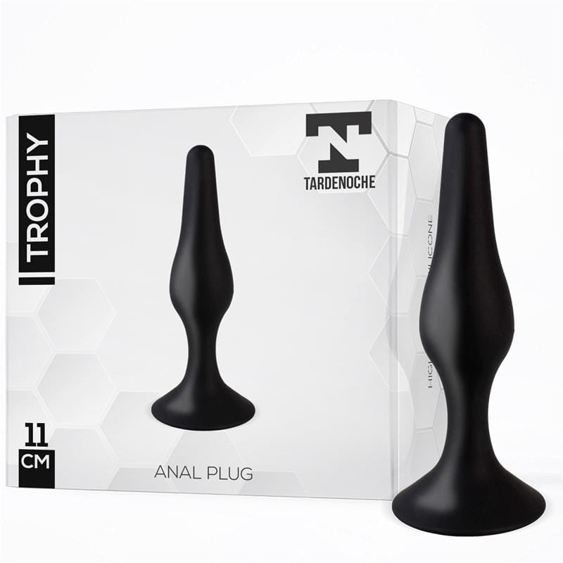 trophy-plug-anal-11-cm-silicona-negro Trophy Plug Anal 11 cm Silicona Negro - Imagen 1
