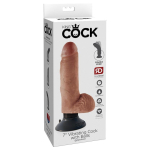 Vibrador Realista y Testiculos 7 Bronceado - Imagen 4