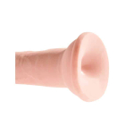 3D Dildo Triple densidad Plus 8 Natural - Imagen 5