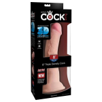 3D Dildo Triple densidad Plus 8 Natural - Imagen 7