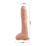 Alex Dildo con Testículos Punto G con Ventosa Natural - Imagen 9