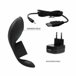Anillo para el Pene con Vibración USB Silicona - Imagen 9