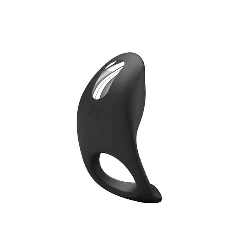 anillo-vibrador-gemma-usb-silicona-negro Anillo Vibrador Gemma USB Silicona Negro - Imagen 1