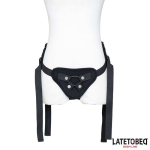 Arnés Strap On Encaje con Anillo Silicona Ajustable