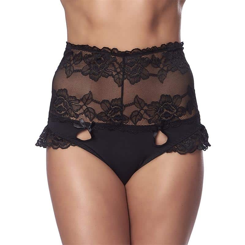 braguitas-altas-encaje-negro Braguitas Altas Encaje Negro - Imagen 1