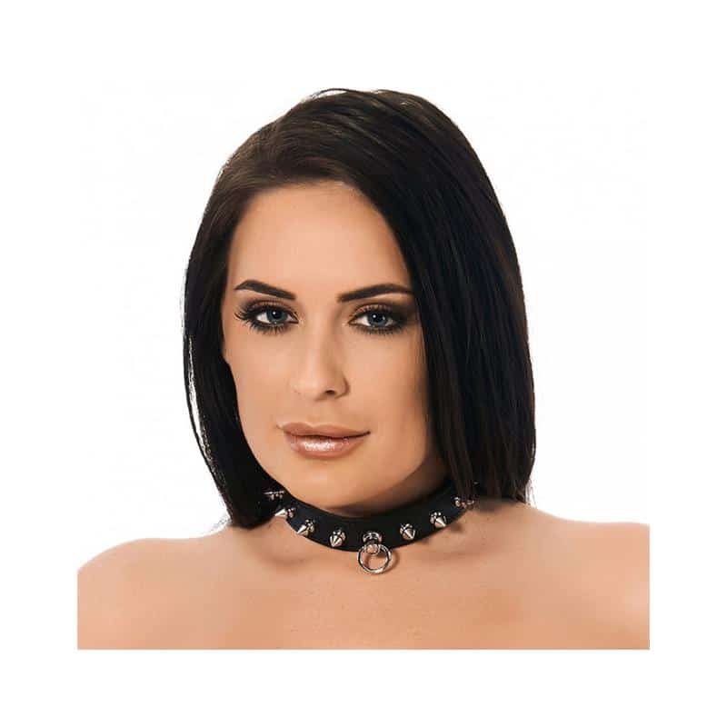 collar-cuero-con-pinchos Collar Cuero con Pinchos - Imagen 1