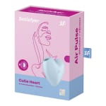 Cutie Heart Succionador de Clítoris y Vibración Azul - Imagen 7