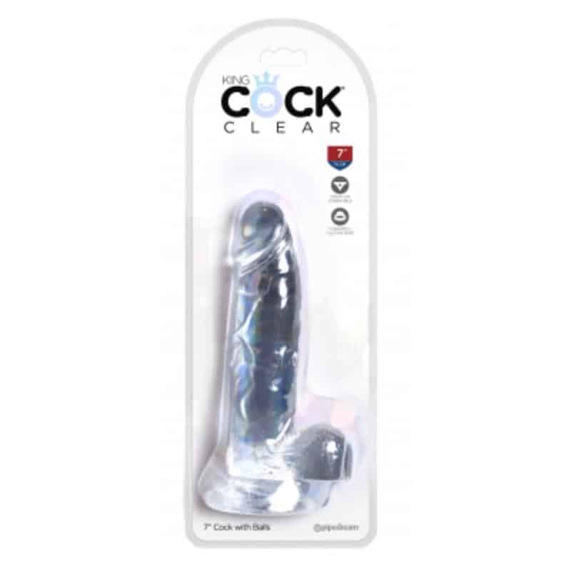 dildo-realista-con-testiculos-7-transparente Dildo Realista con Testiculos 7 Transparente - Imagen 1