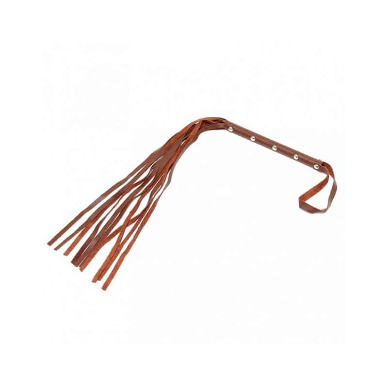 flogger-cuero-marron-62cm Flogger Cuero Marrón 62cm - Imagen 1