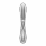 Hot Lover Vibrador Efecto Calor con APP Plata y Champagne - Imagen 5