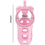 Jaula para el Pene PC01 Rosa - Imagen 4