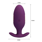 Jefferson Plug Anal con Vibración y Electroshock con APP - Imagen 16