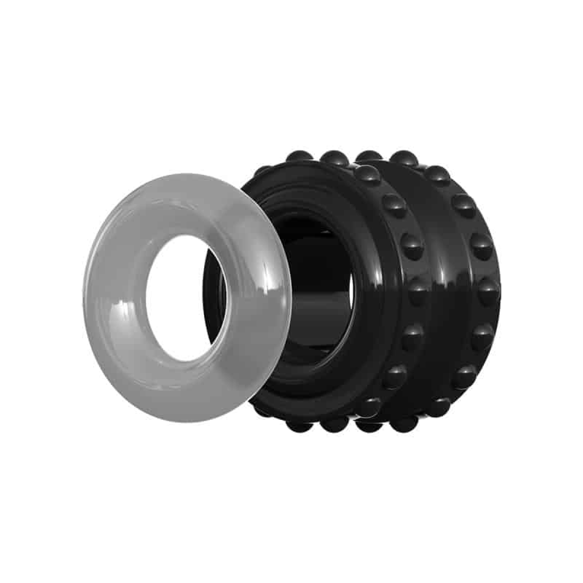 Juego Anillo Pro Performance C-Ring Avanzado Transparente - Imagen 2