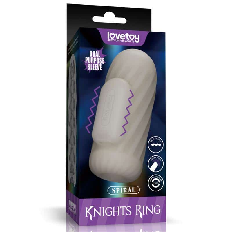 knights-ring-funda-para-el-pene-y-estimulador-spiral Knights Ring Funda para el Pene y Estimulador Spiral - Imagen 1
