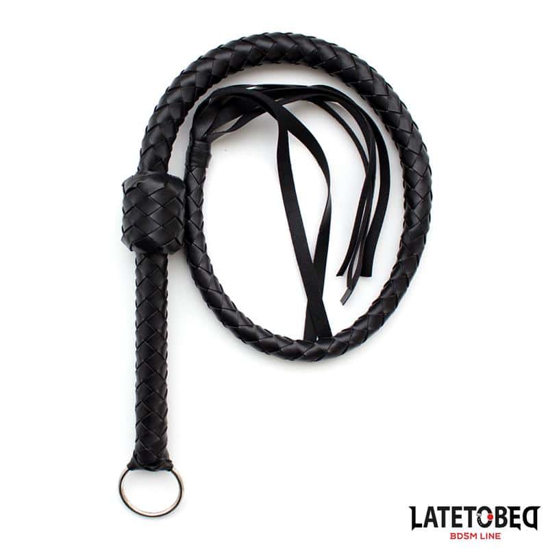 latigo-trenzado-negro Látigo Trenzado Negro 116cm - Imagen 1