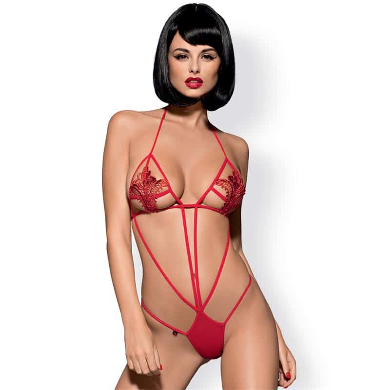 luiza-body-color-rojo-talla-sm Luiza Body Color Rojo Talla S/M - Imagen 1