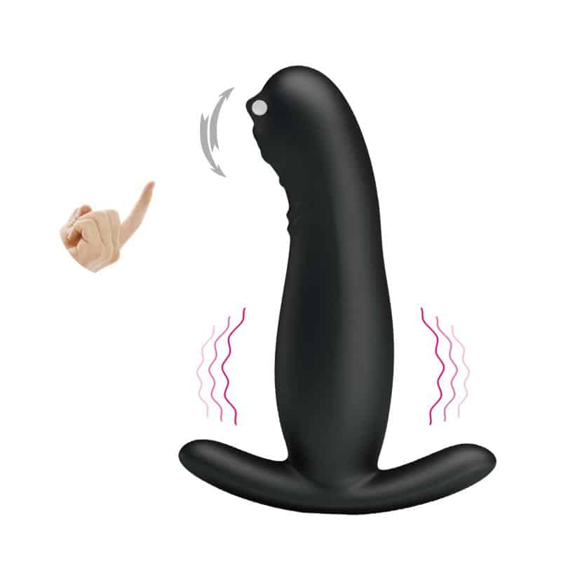 masajeador-prostatico-con-vibracion-y-finger Masajeador Prostático con Vibración y Finger - Imagen 1