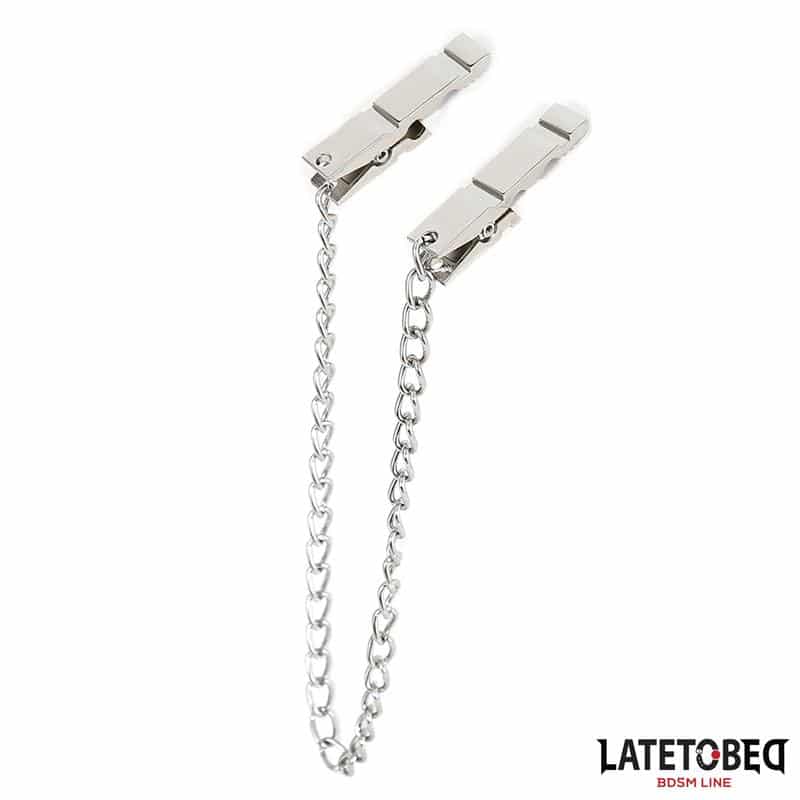 pinzas-pezones-con-cadena-405cm-zinc Pinzas Pezones con Cadena 40.5cm Zinc - Imagen 1