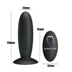 Plug Anal con Control Remoto Color Negro - Imagen 6