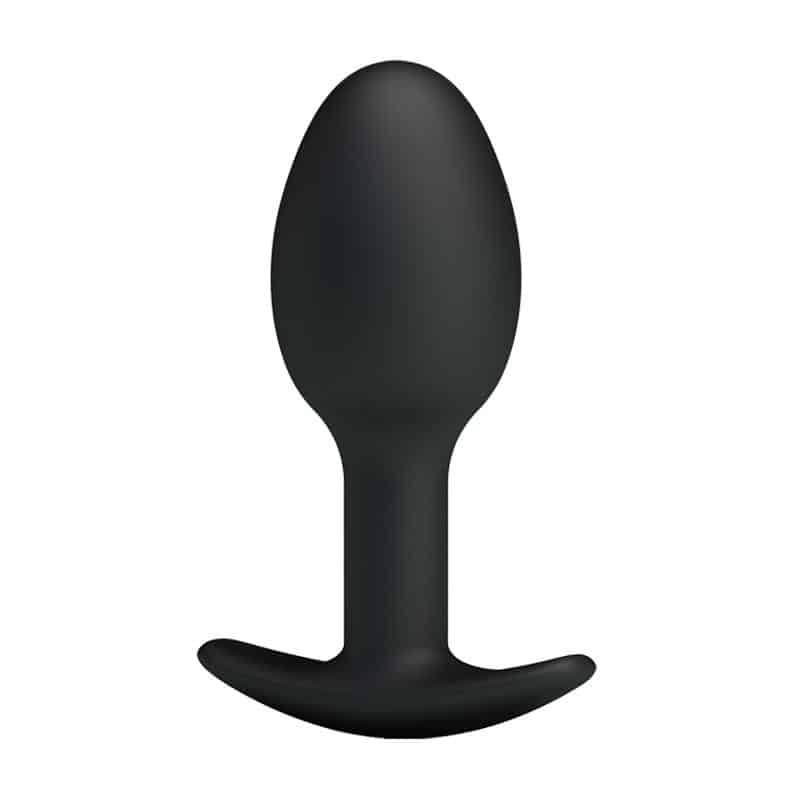plug-anal-silicona-negro-con-bola Plug Anal Silicona Negro con Bola - Imagen 1