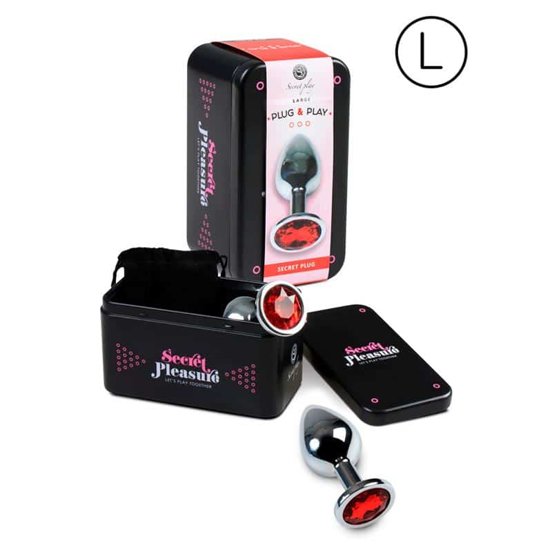plug-anal-talla-l-rojo Plug Anal Talla L Rojo - Imagen 1
