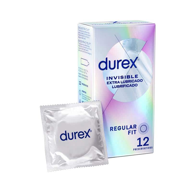 preservativos-invisible-extra-lubricacion-12ud Preservativos Invisible Extra Lubricación 12ud - Imagen 1